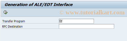 SAP TCode KCLI - ALE Interface for EDT