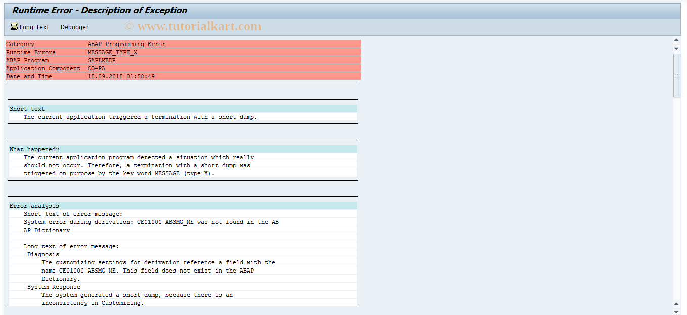 SAP TCode KE2S - Summarize Actual Data