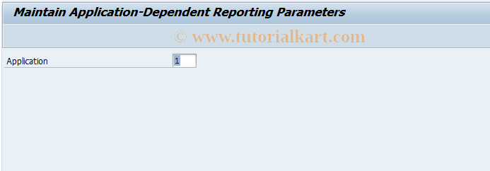 SAP TCode KKB0N - Control Parameters for Info System