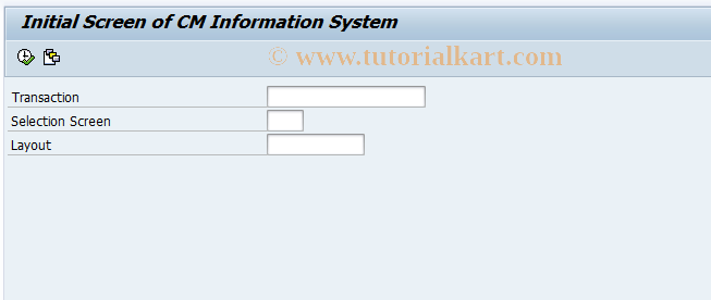 SAP TCode KKBB - Report Call CM