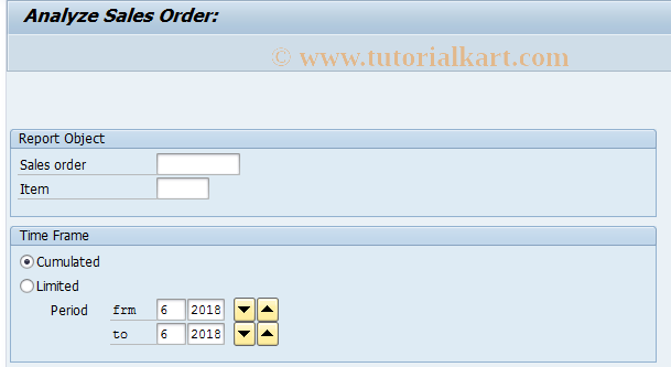 SAP TCode KKBC_KUN - Analyze Sales Order
