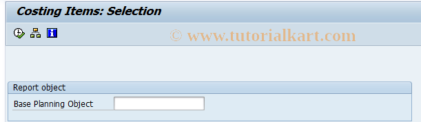 SAP TCode KKE6 - Analyze Unit Cost Est Base Plan Obj