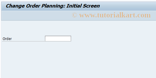 SAP TCode KKF4 - Change CO-FA Plan Values