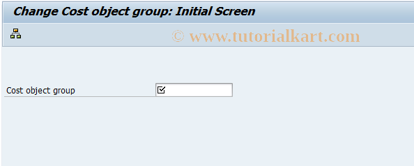 SAP TCode KKH2 - Change Cost Object Group