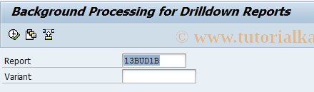 SAP TCode KKML8 - Background Processing of Reports