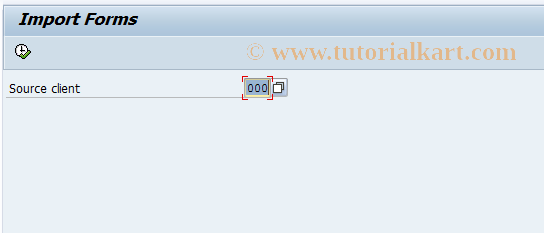 SAP TCode KKOK - Client Copy of Forms