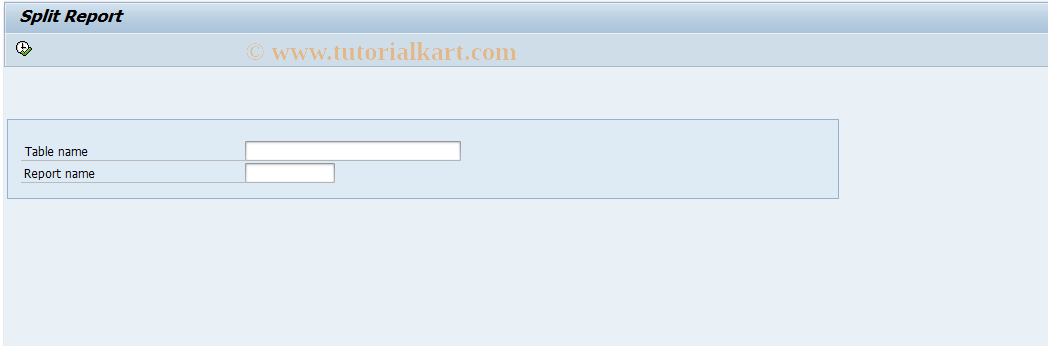 SAP TCode KKOT - Split Report