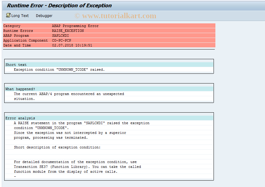 SAP TCode KKPDN - Create Cost Estimate with o Qty Structure