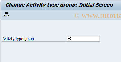 SAP TCode KLH2 - Change Activity Type Group