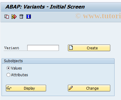 SAP TCode KM7V - Activity Type Selection Variants