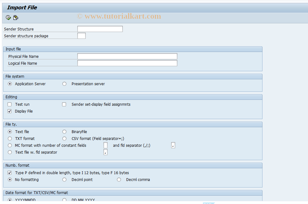 SAP TCode KO08 - Data Transfer for Order Master Data