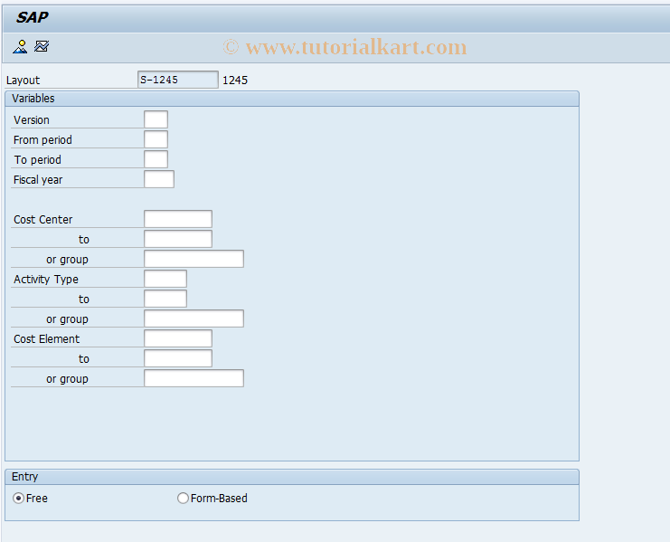 SAP TCode KP57 - Display Revenue Plan Data