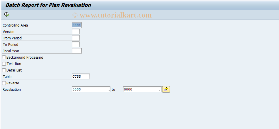 SAP TCode KPUB - Revaluate Plan in Background