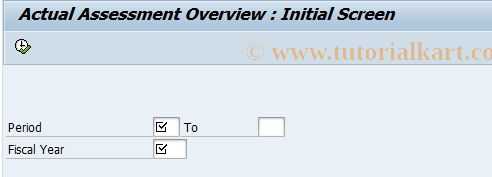 SAP TCode KSU6 - Actual Assessment: Overview