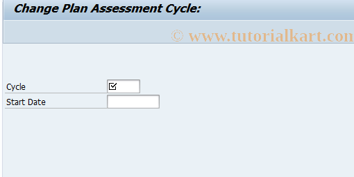 SAP TCode KSU8N - Change Plan Assessment