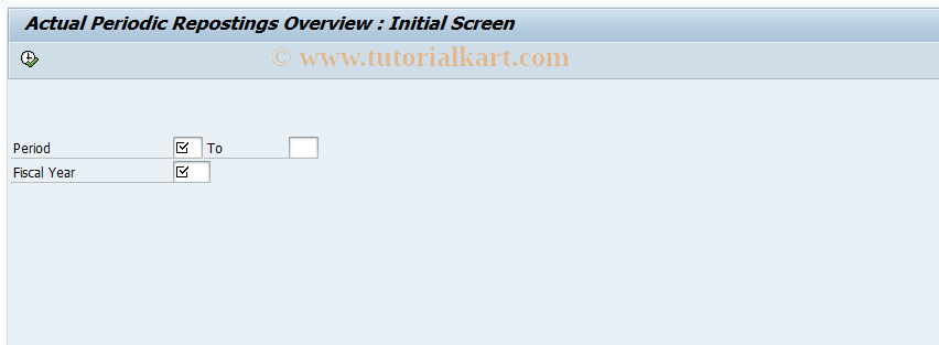 SAP TCode KSW6 - Periodic Repostings: Overview