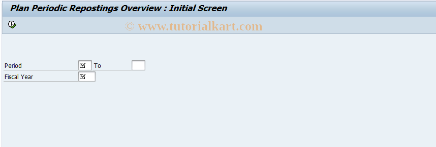 SAP TCode KSWC - Plan Periodic Repostings: Overview