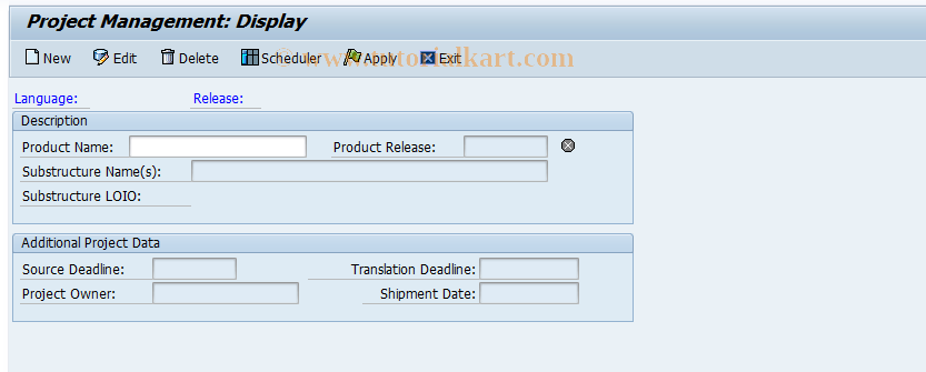 SAP TCode KWSTAT - KW Statistics Functions