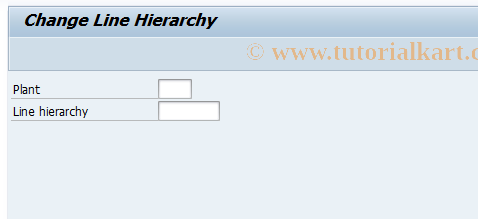 SAP TCode LDB2 - Change Line Hierarchy