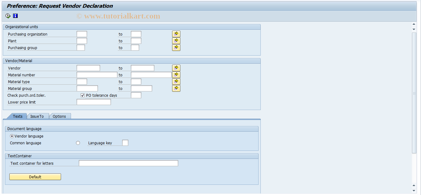 tcode to create new vendor in sap