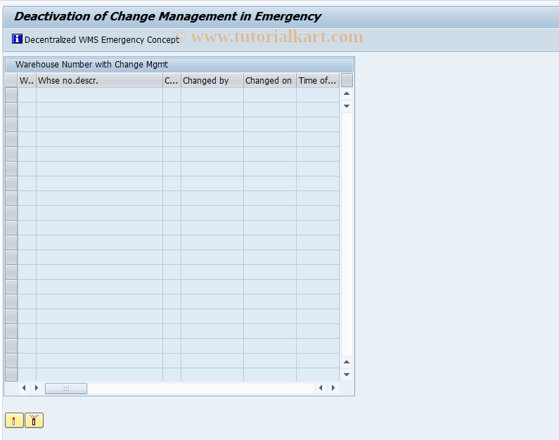 SAP TCode LECMOFF - Deactivate Change Management