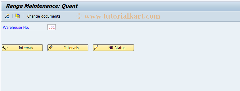 SAP TCode LN03 - Number Ranges for Quants