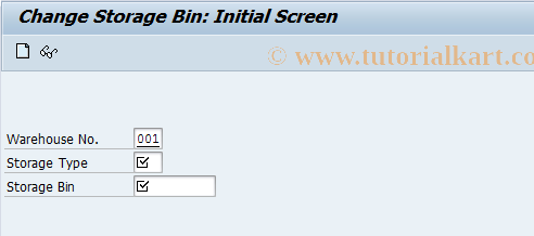 SAP TCode LS02 - Change Warehouse Master Record