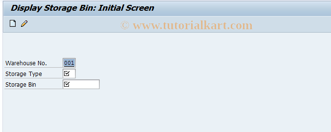 SAP TCode LS03 - Display Warehouse Master Record