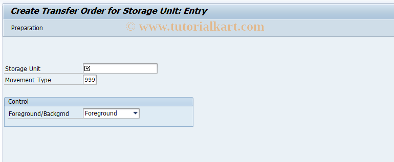 SAP TCode LT09 - ID point function for storage units