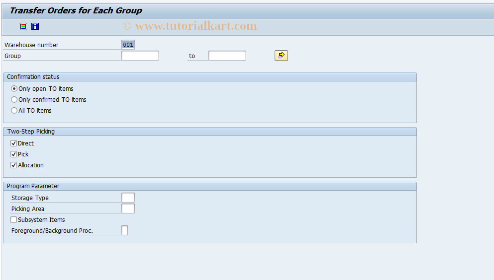 SAP TCode LT28 - Display Transfer Order / Reference