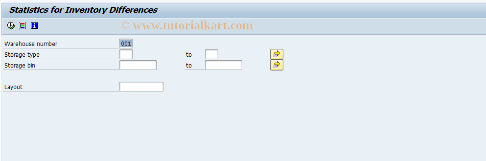 SAP TCode LX18 - Statistics of Inventory Differences