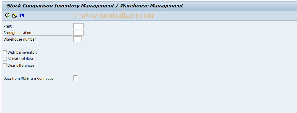 SAP TCode LX23 - Stock comparison IM - WM