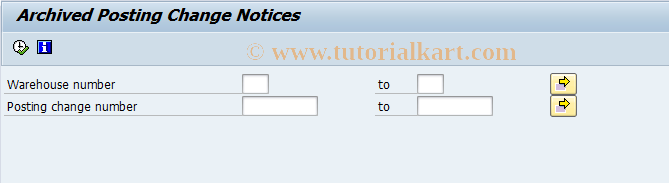 SAP TCode LX34 - Archived posting change notices