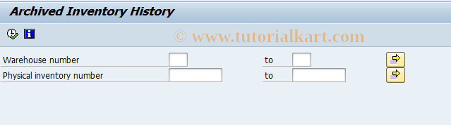 SAP TCode LX36 - Archived Inventory Histories