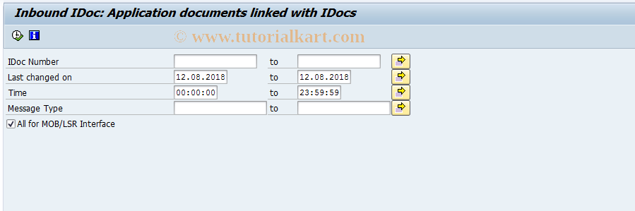 SAP TCode LX37 - Linked objects