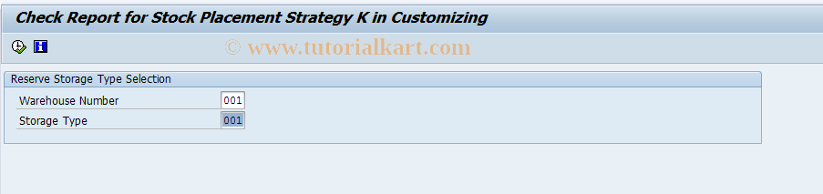 SAP TCode LX38 - Check Report Customizing Strategy K