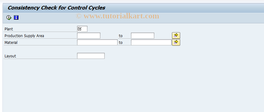SAP TCode LX43 - Consistency Check for Control Cycles