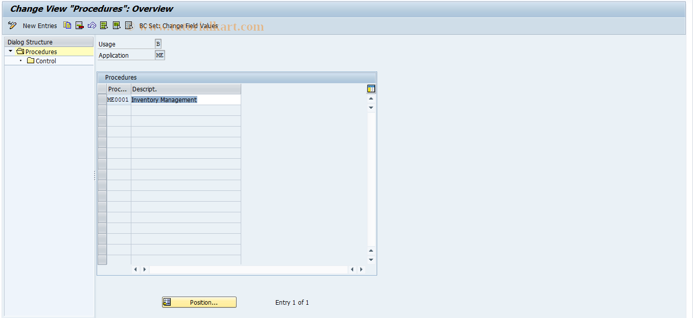 SAP TCode M708 - Output Determination: Procedure