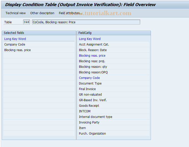 SAP TCode M812 - Change Message Condition Table (IV)