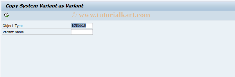 SAP TCode MASSS2V - Copy System Variant as Variant