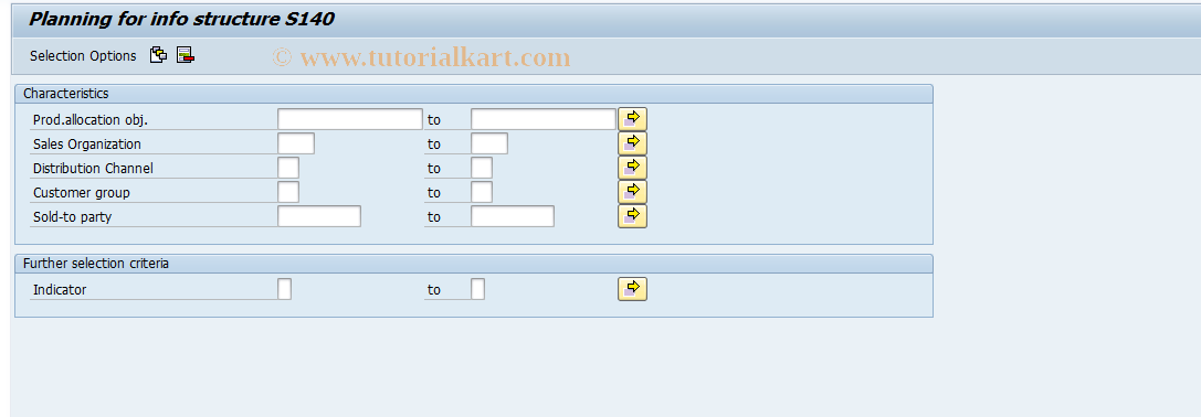 SAP TCode MC93 - Create Flexible LIS Planning