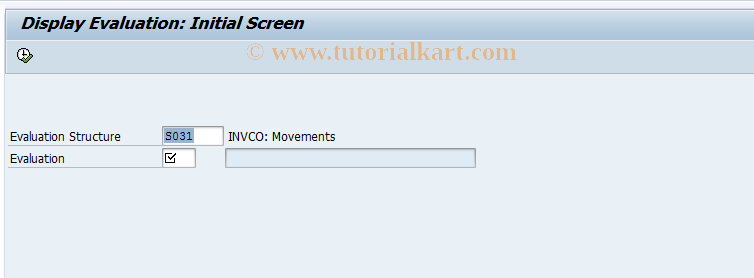 SAP TCode MCB7 - INVCO: Display Evaluation