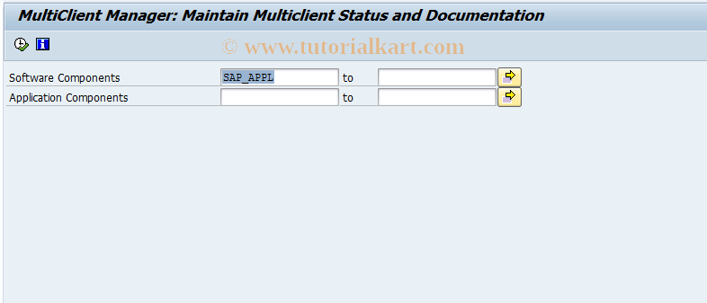 SAP TCode MCLIMAN - MultiClient Manager