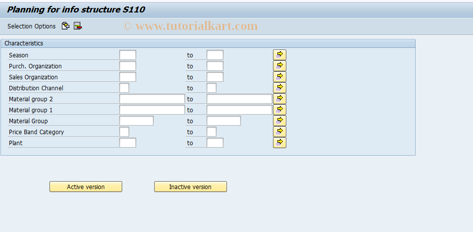 SAP TCode MCO5 - Change OTB Planning