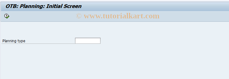 SAP TCode MCO9 - Display OTB Planning