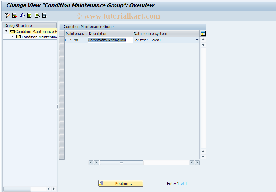 SAP TCode MCPE_FA_MNTGRP_1 - CPE: define maint. groups for MM