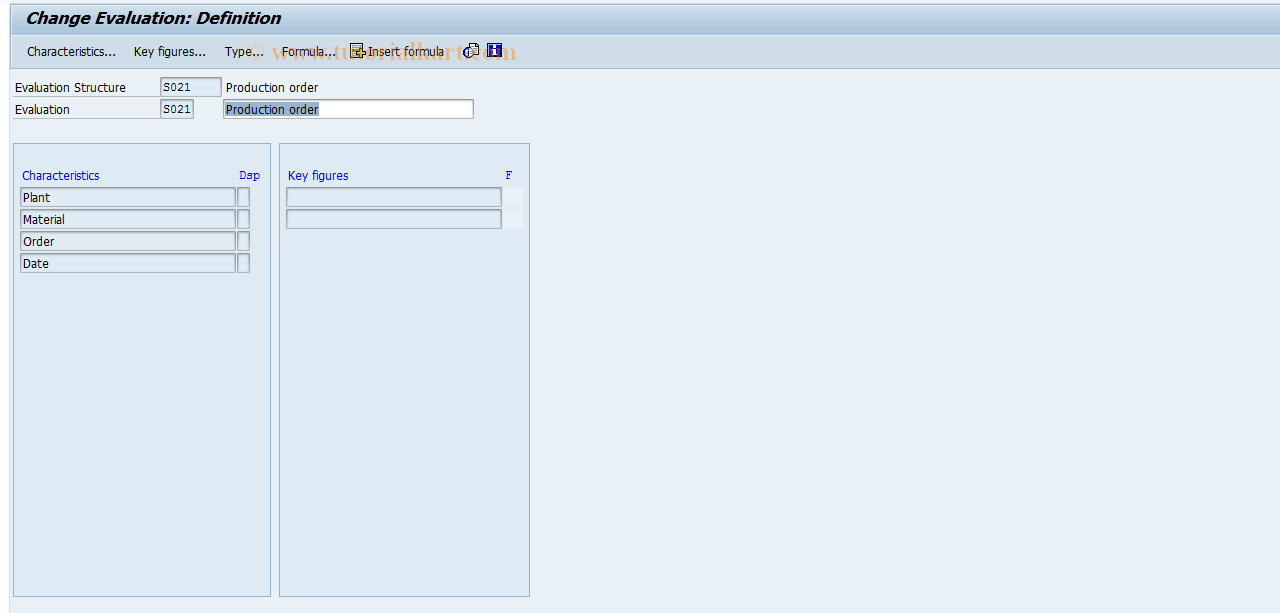 SAP TCode MCR2 - SFIS: Change Evaluation