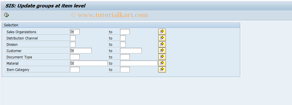 SAP TCode MCVCHECK03 - SIS: Item STAFO Check