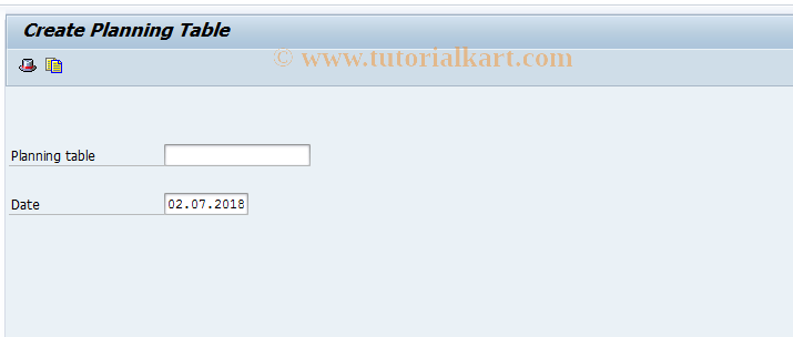 SAP TCode MDP1 - Create combination structure