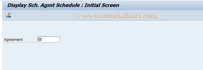 SAP TCode ME39 - Display Schedule  Agmt. Schedule (TEST)